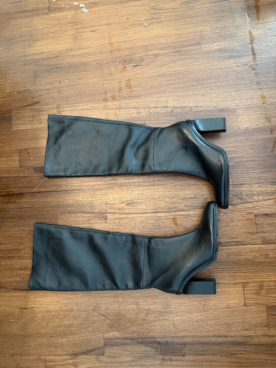 Zara Shoes - Zara Leather Knee Boots